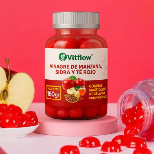 GOMITAS ADELGAZANTES-VINAGRE DE MANZANA