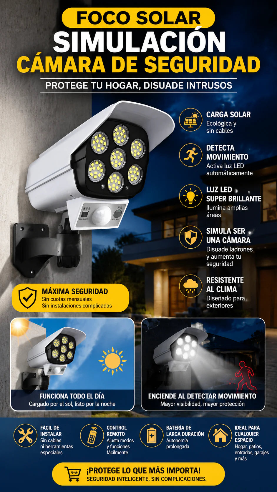 Foco Led Solar