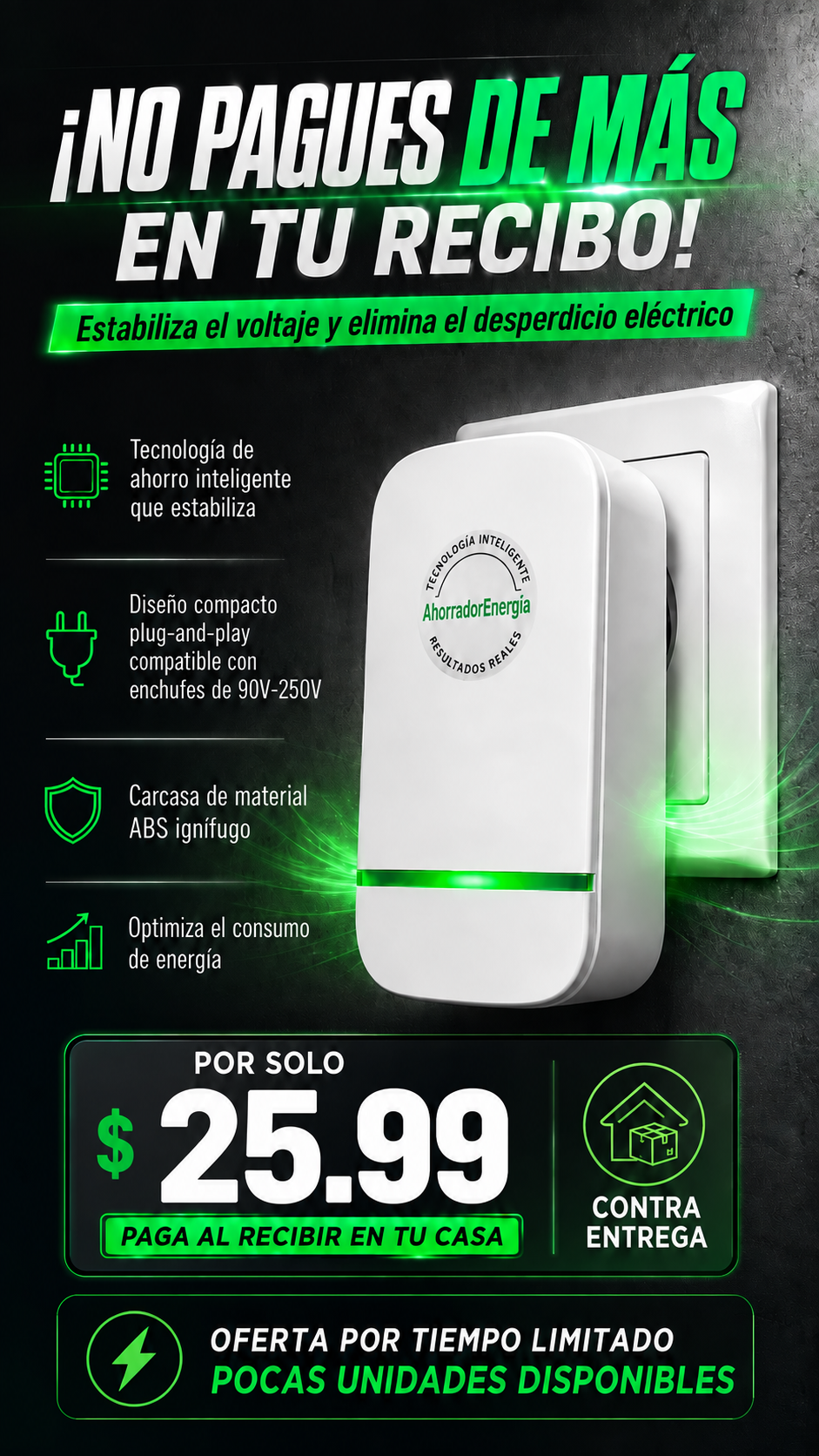 Ahorrador de Energía Best | Reduce las boletas desde el primer mes