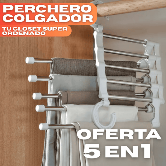 Perchero Colgador 5 En 1 | Tu Closet Deja de ser un Caos