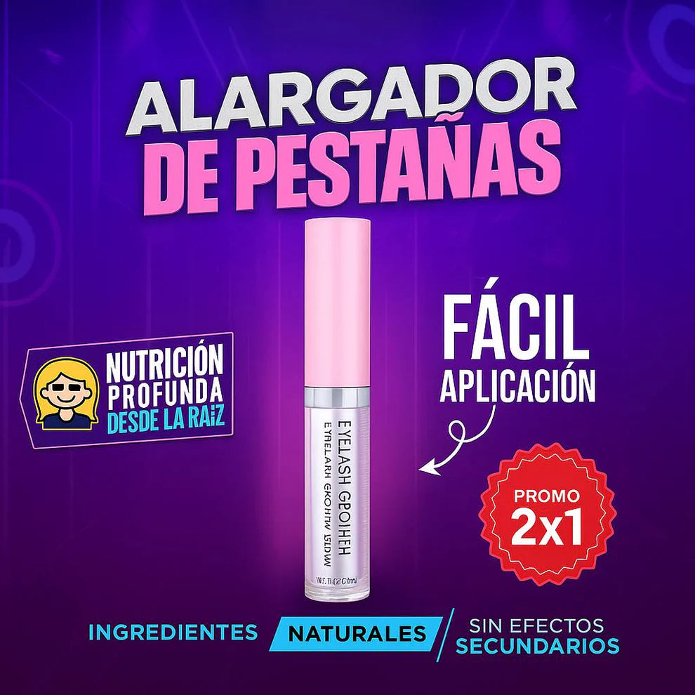 OFERTA 2x1 | Sérum Crecimiento de Pestañas 40% Más Largas en Solo 14 Días