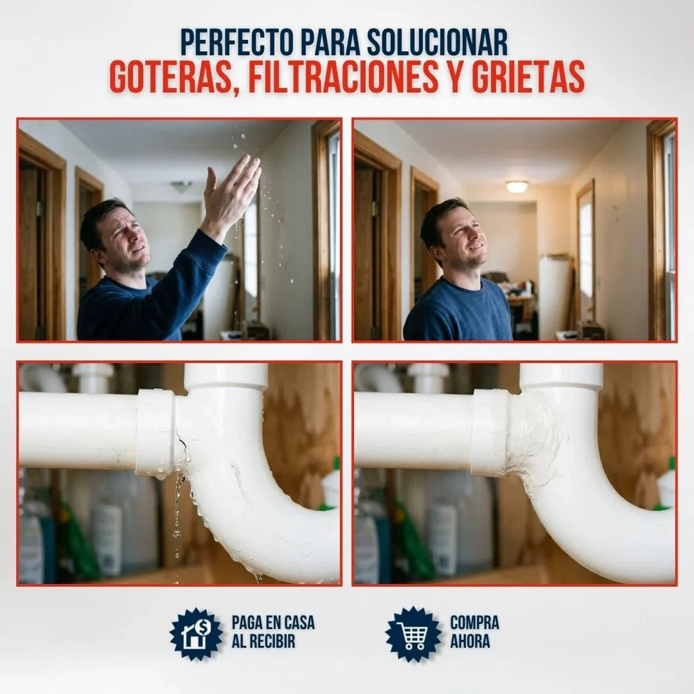 Spray Sellador SealFix | impermeabilizante contra filtraciones y grietas |
