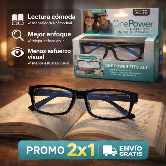 PROMOCIÓN | Lentes Ópticos con Graduación Inteligente LLEVA 2 Y PAGA 1