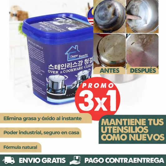 LLEVAS 3 Y SOLO PAGAS 1 | LIMPIADOR OLLAS MULTIUSOS