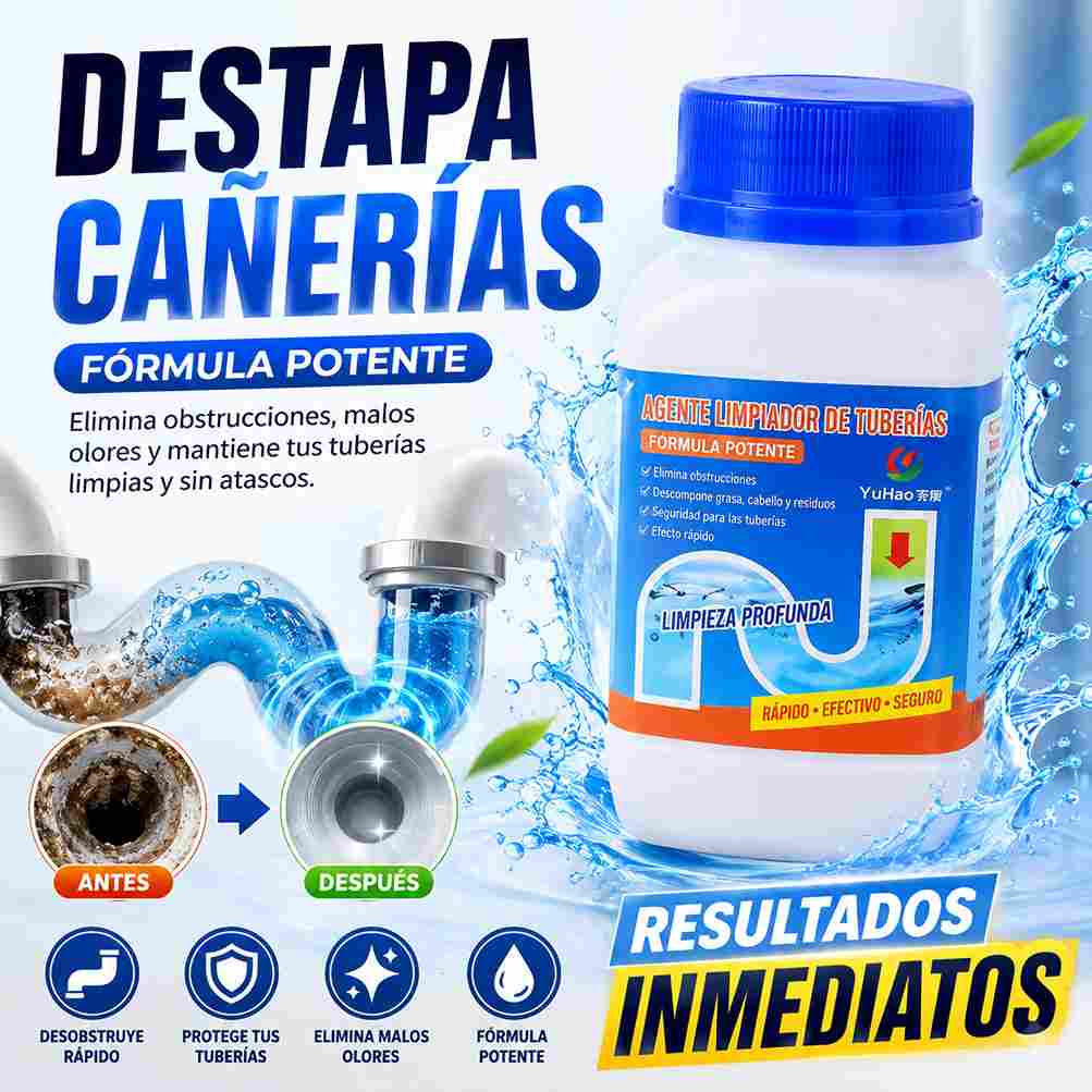 Polvo cañeria 1 unidad