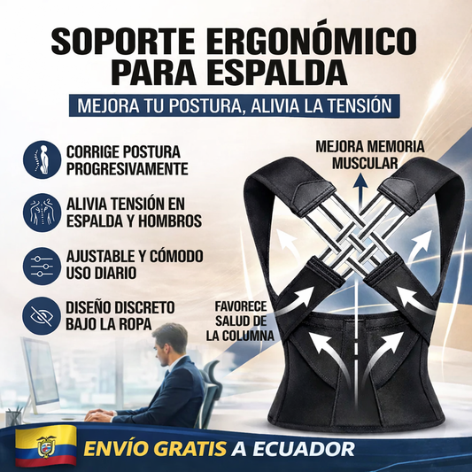 Corrector de postura ergonómico