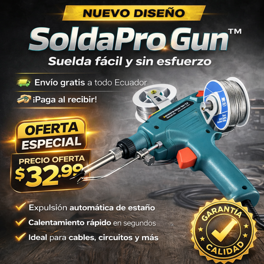 SoldaPro Gun™ – Suelda fácil y sin esfuerzo