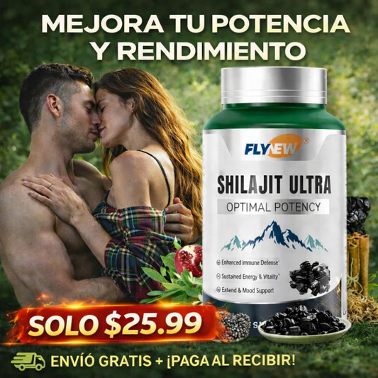 SHILAJIT ULTRA X 60 Cápsulas | Energía y bienestar masculino natural