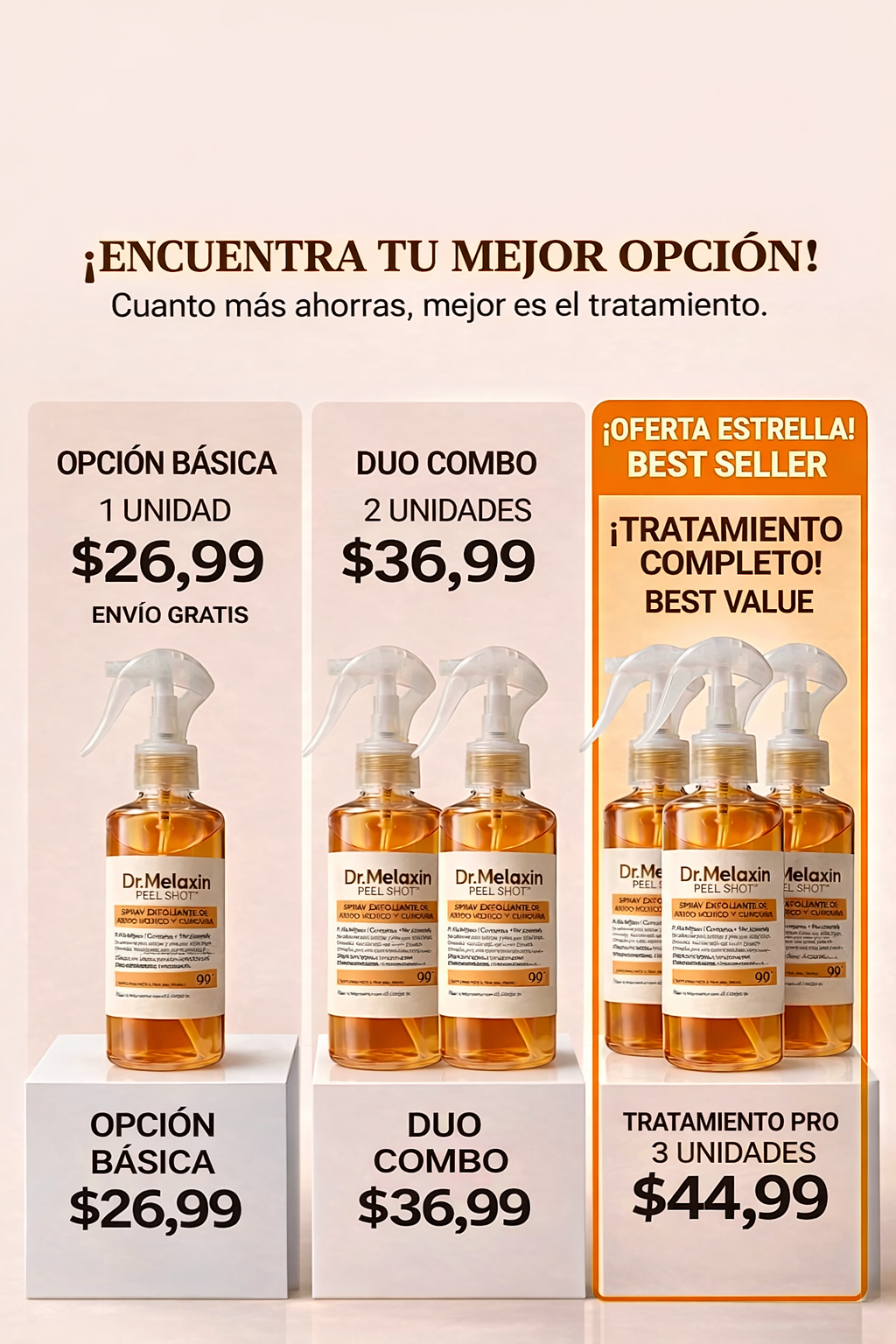 Dr. Melaxin ® – Elimina manchas y aclara tu piel + Envío gratis