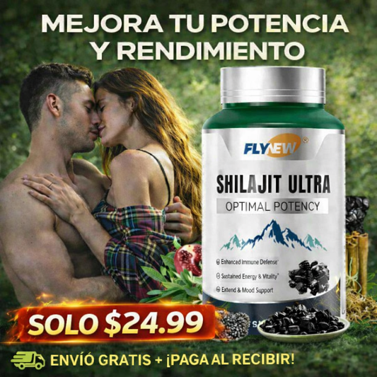 SHILAJIT ULTRA X 60 Cápsulas | Energía y bienestar masculino natural