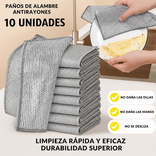 10 Paños de Alambre