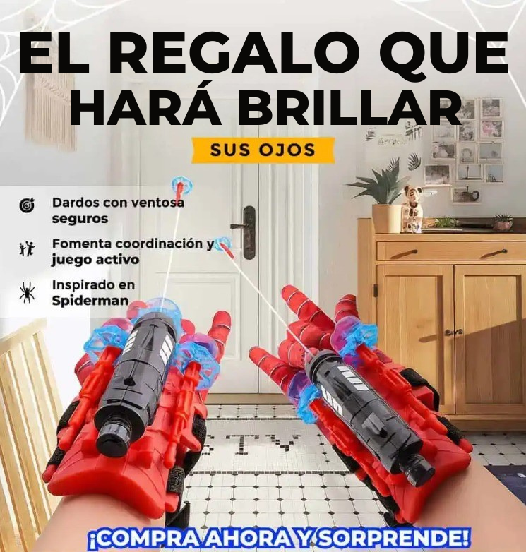 Guante Spidey – ¡Conviértete en el Héroe! ⚡