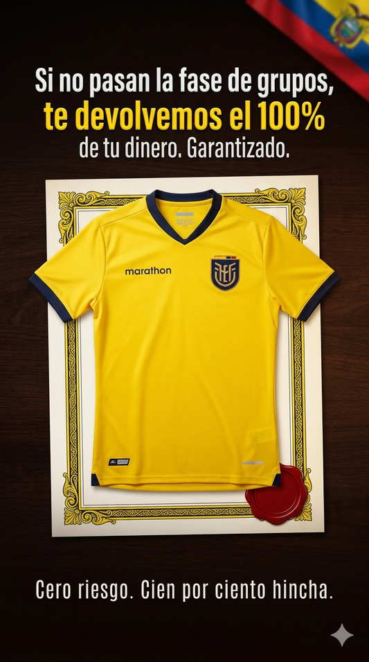 CAMISETA DE LA SELECCIÓN ECUADOR | Apoyemos A La Tri