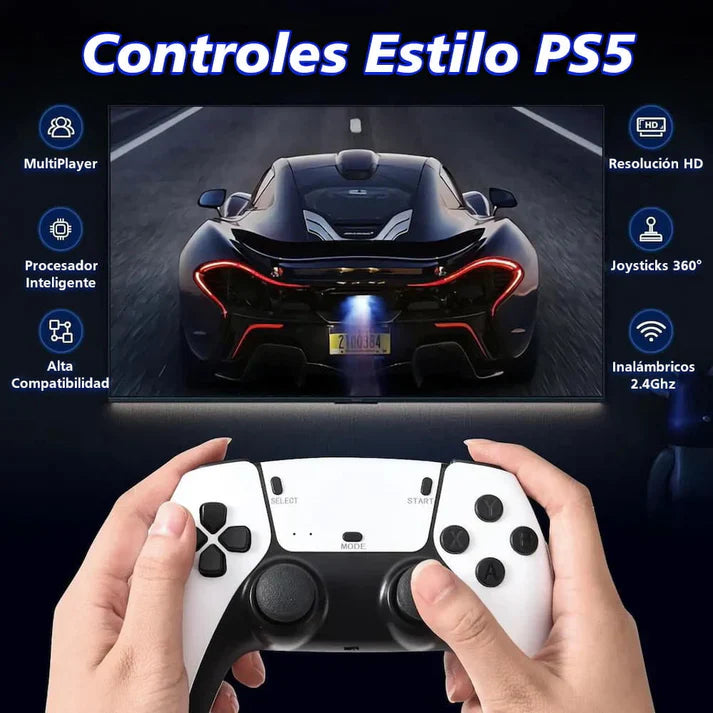 Consola Retro M15 + Miles de Juegos + 2 Controles | Mega Oferta Fin De Año