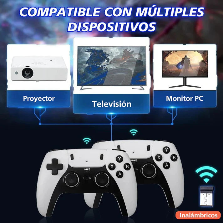 Consola Retro M15 + Miles de Juegos + 2 Controles | Mega Oferta Fin De Año