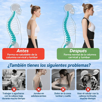 Corrector de postura ergonómico
