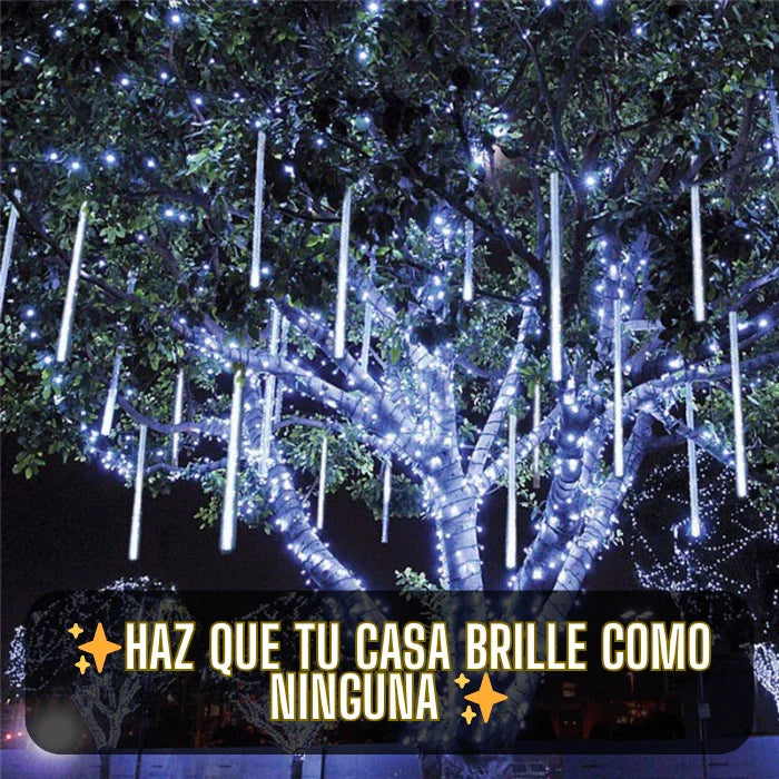CASCADA METEORO NAVIDEÑA LED| El brillo que hace la diferencia 🌟